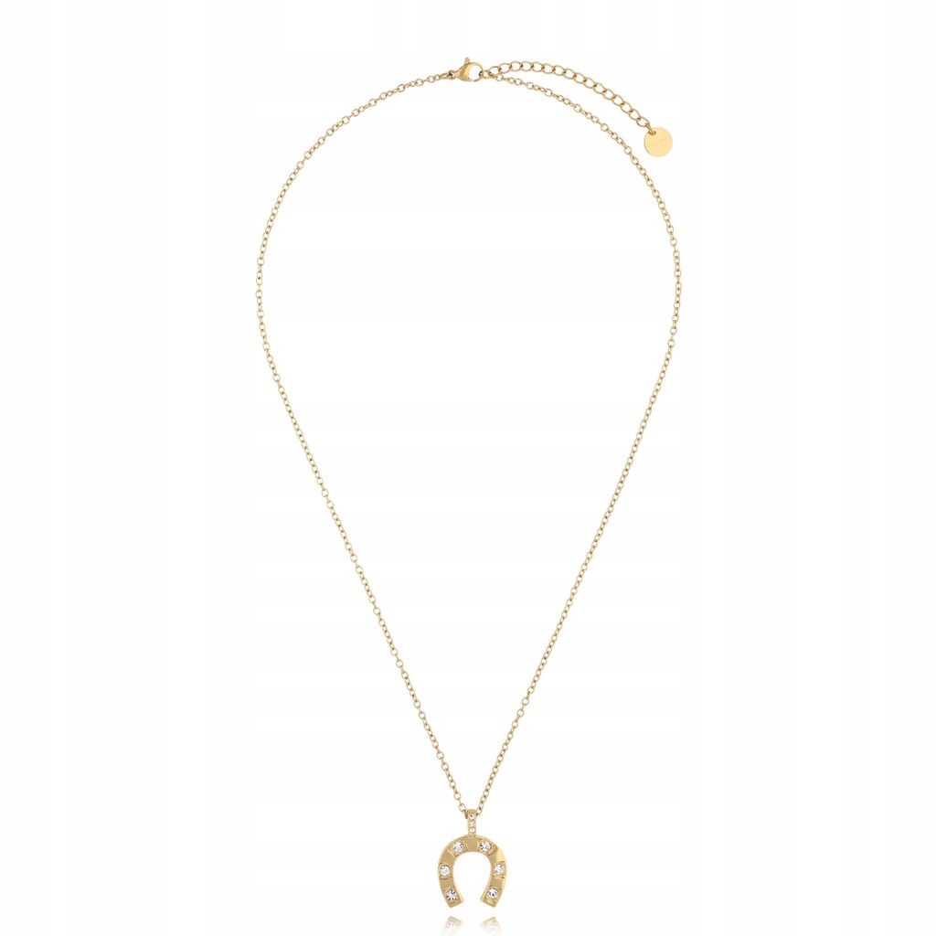 Náhrdelník By Dziubeka zlatý zirkon 55 cm