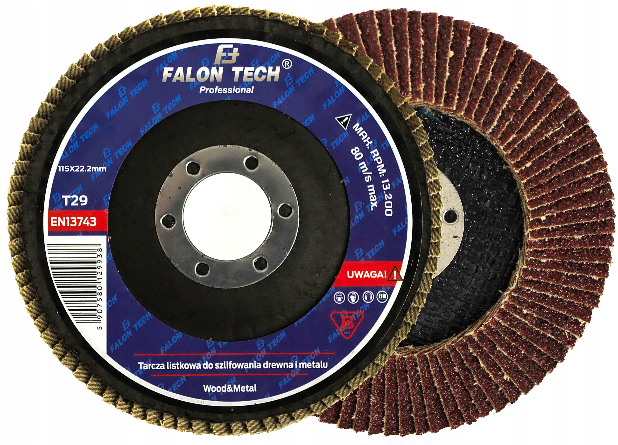 

Tarcza Lamelkowa Listkowa Szlifowania 115 Gr 36 Ft