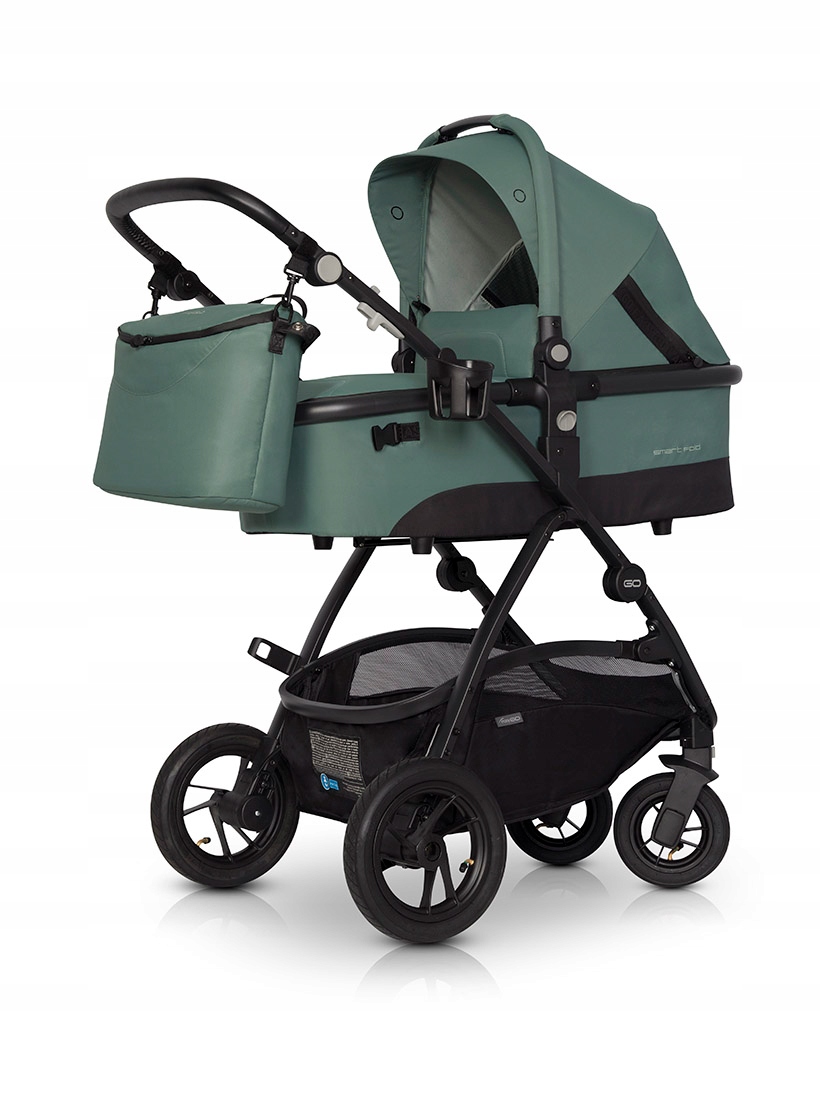 Wózek 2w1 dziecięcy EASYGO OPTIMO ADAPTERY + TORBA Rodzaj kół Pompowane