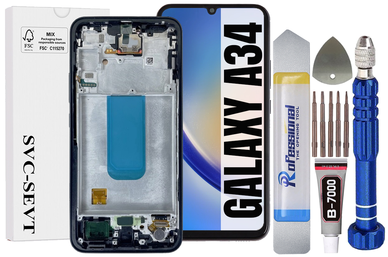 Displej Pro Samsung Galaxy A34 5G A346 Originální Oem Obrazovka +rámeček