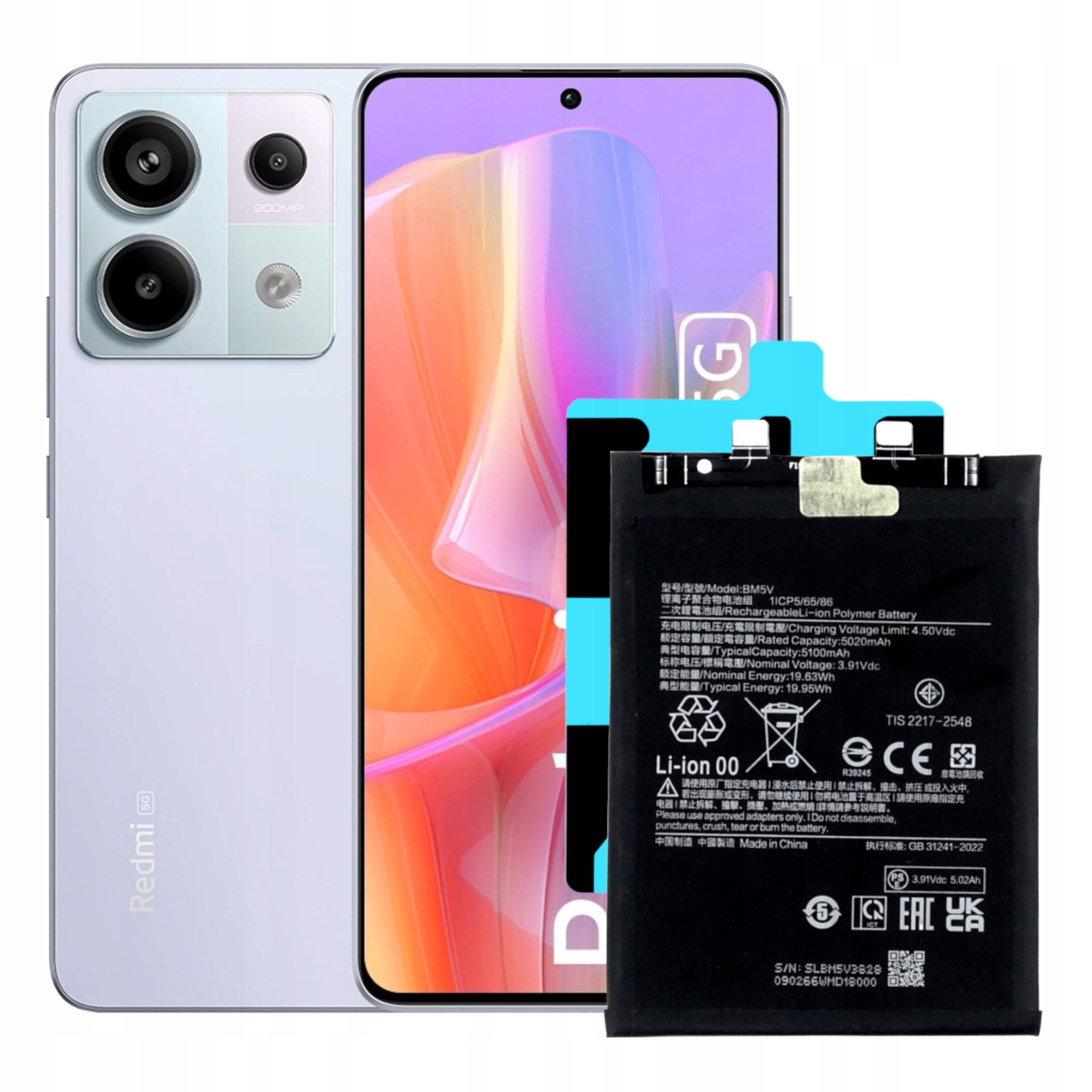 Bateria Do Xiaomi Tradebit 5020 mAh