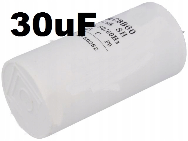 Kondensator rozruchowy do silnika 30uF 450V