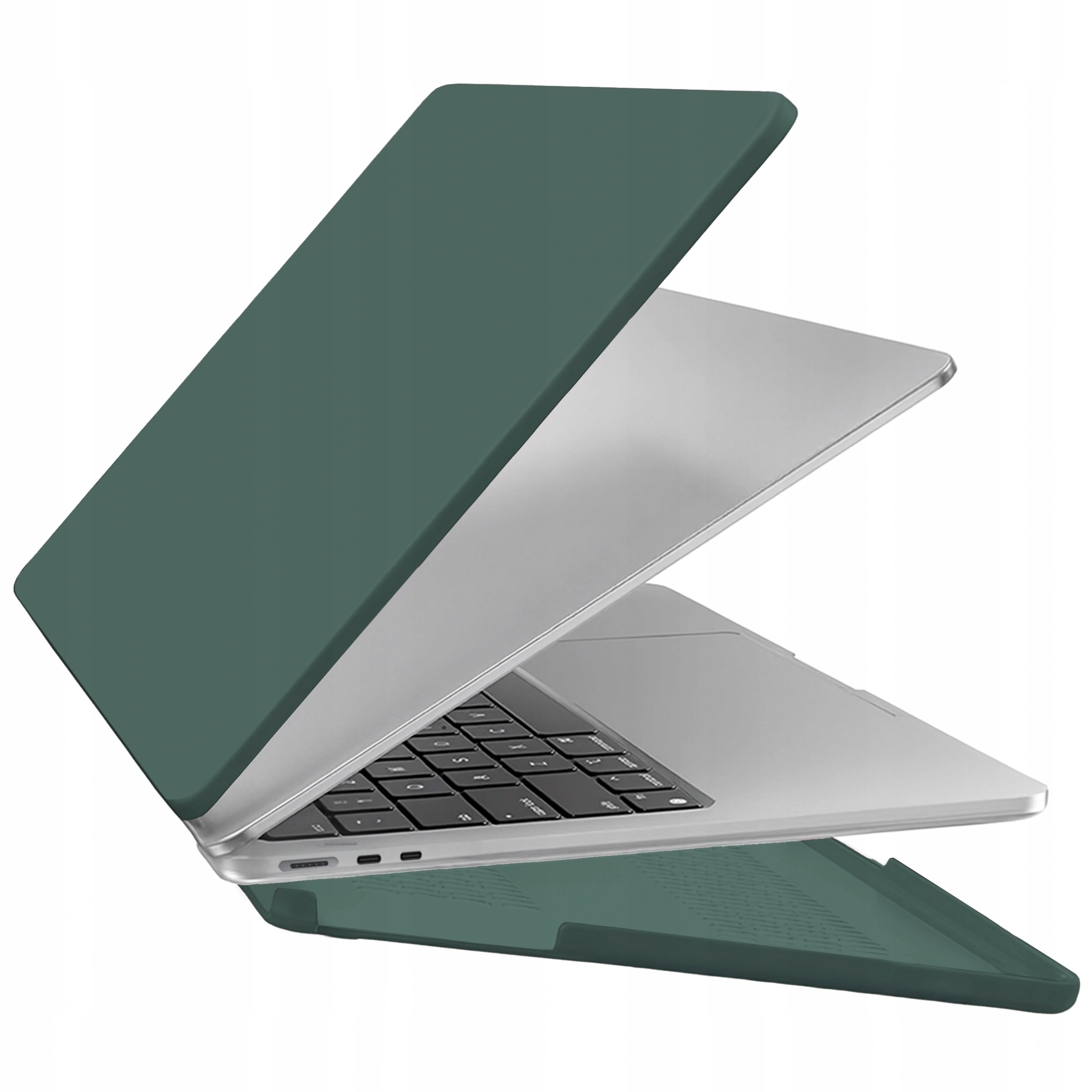 Etui do Apple MacBook Air 15 M2/M3/M4 2023-2025 matowe Flex Case zielony