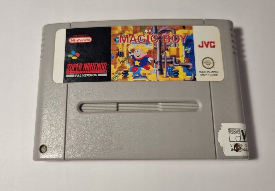Magic Boy/ Oryginalna retro gra na Nintendo SNES /PAL/Sam cartridge/NAJTANI
