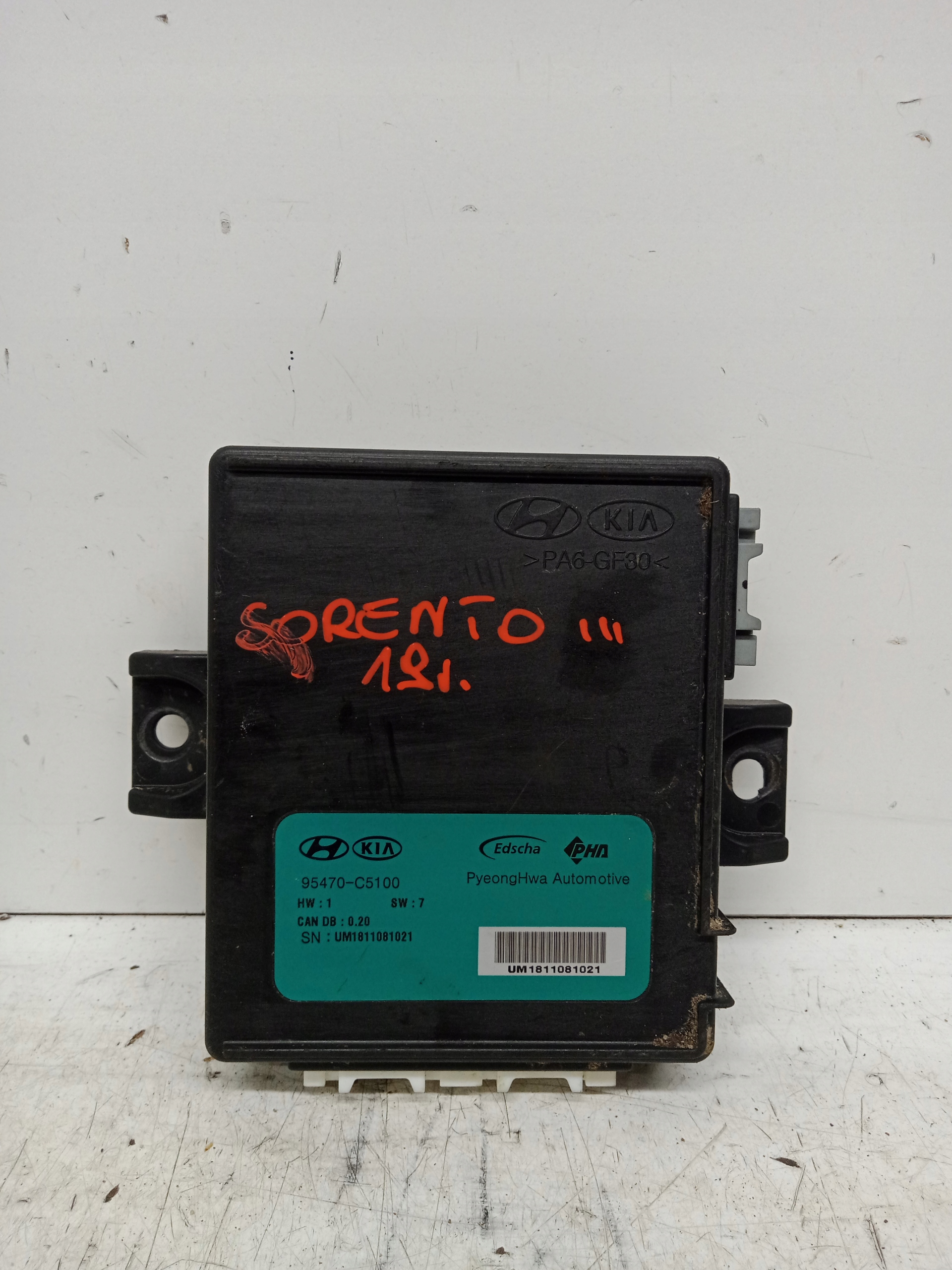 KIA SORENTO III module control unit 95310-C5500 2019R