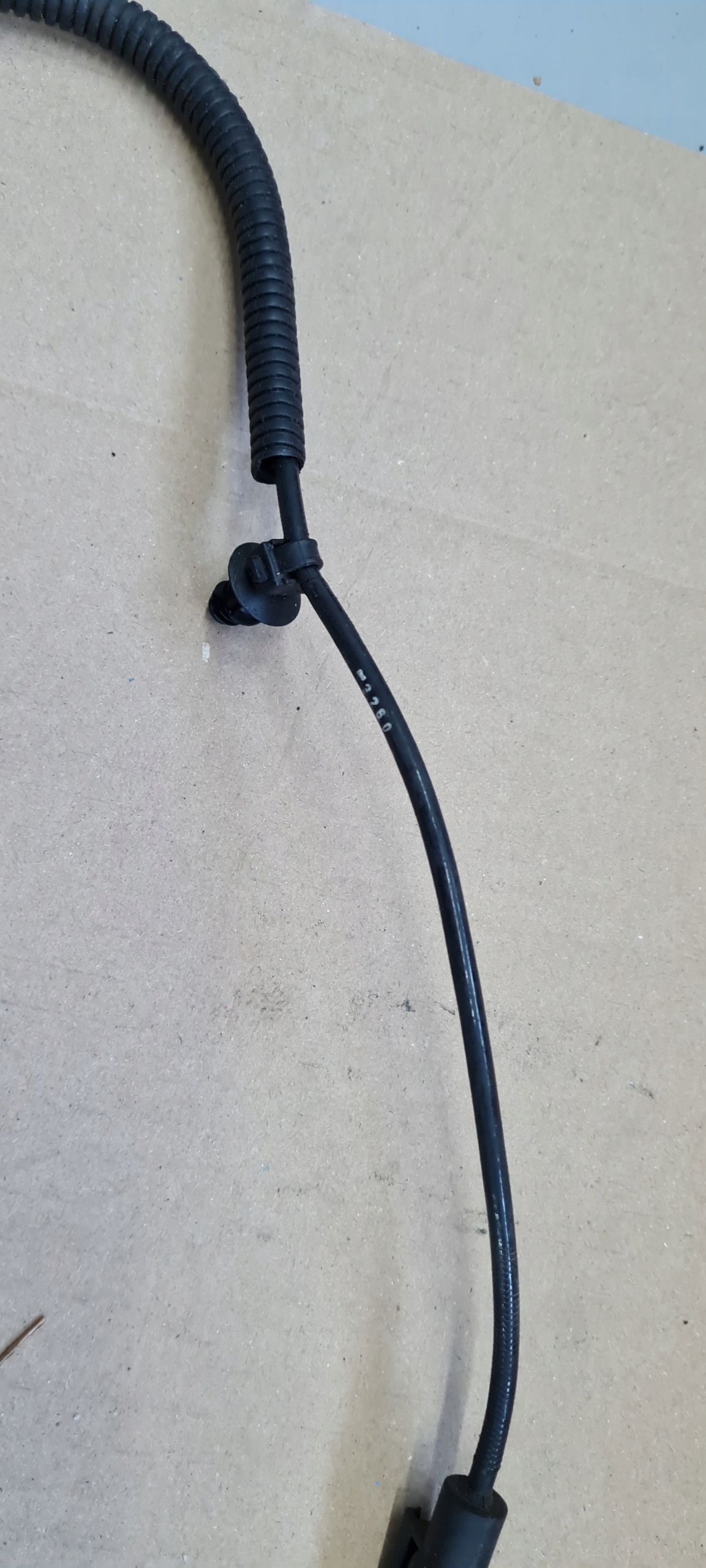 DODGE CHARGER sensor ABS wiring front wheels