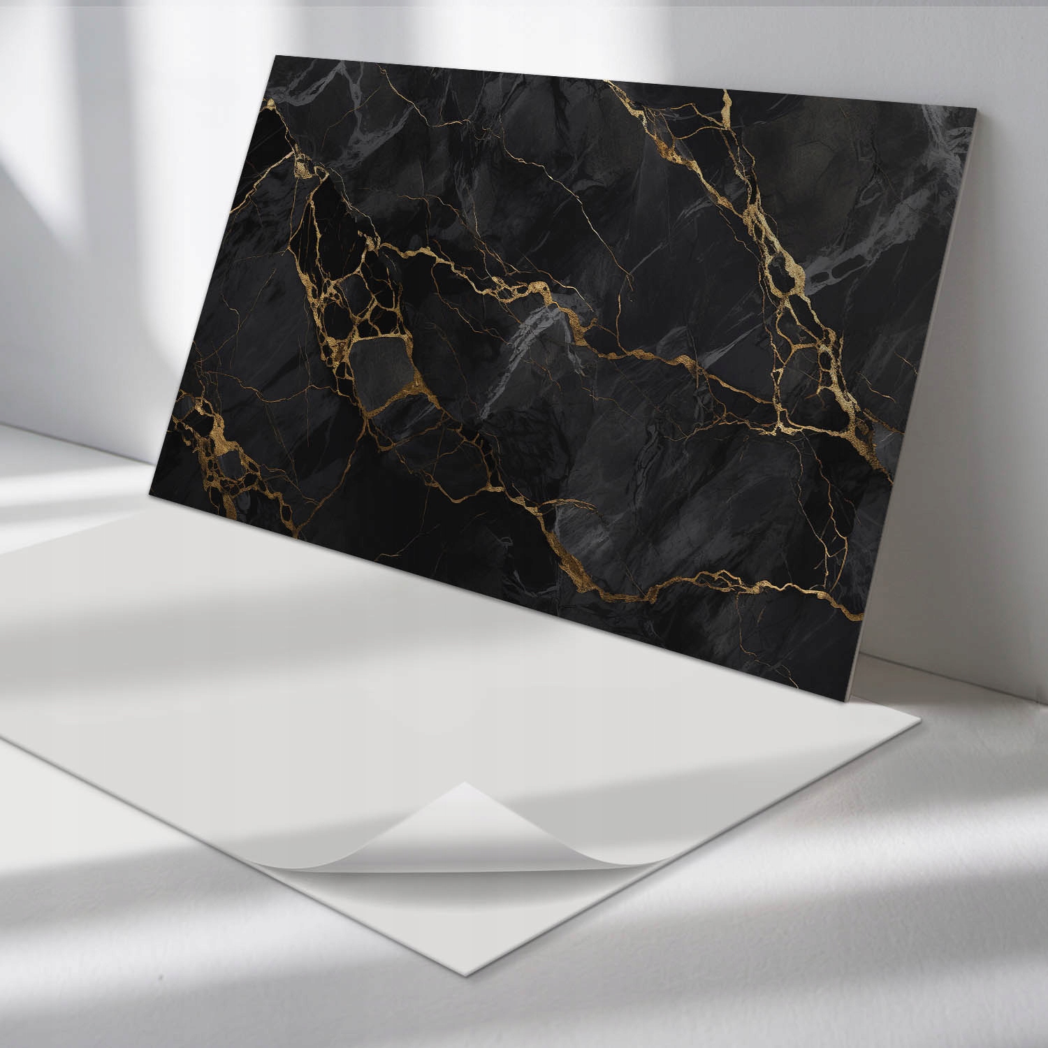 Sada samolepiacich panelov Elegantný mramor s vlascami 6 ks 60x30 cm