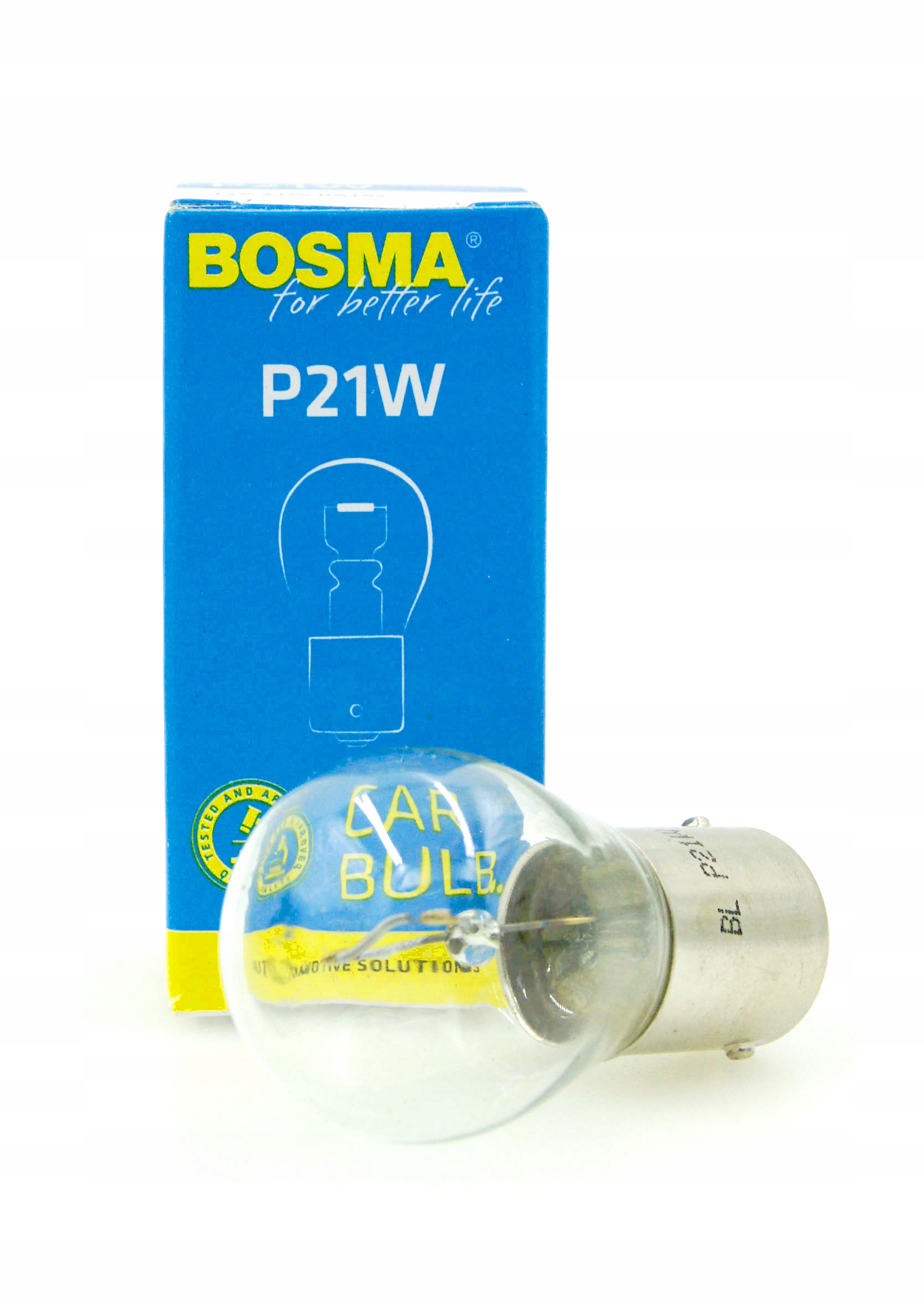 

Bosma Żarówka P21W 12V BA15S Biała 1SZT 1529S