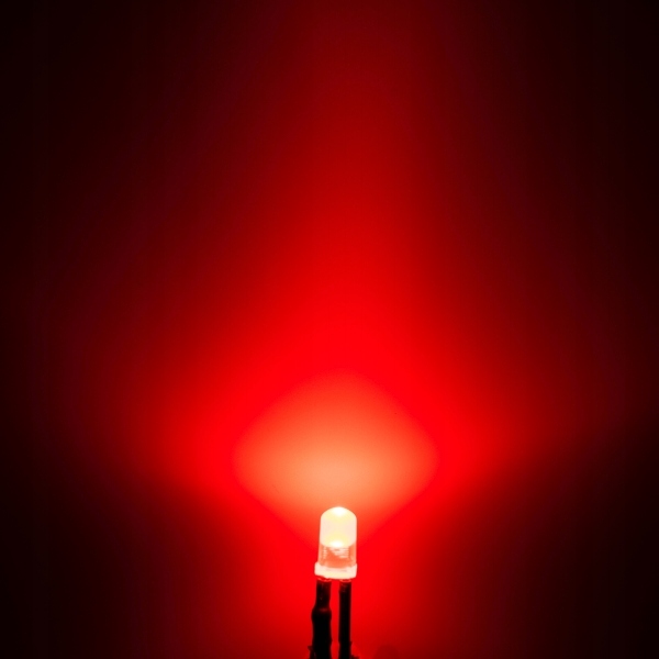 DIODY LED 12V 10mm CZERWONE MATOWE - przewody długość 20cm | komplet 5 SZT EAN (GTIN) 5905937305776