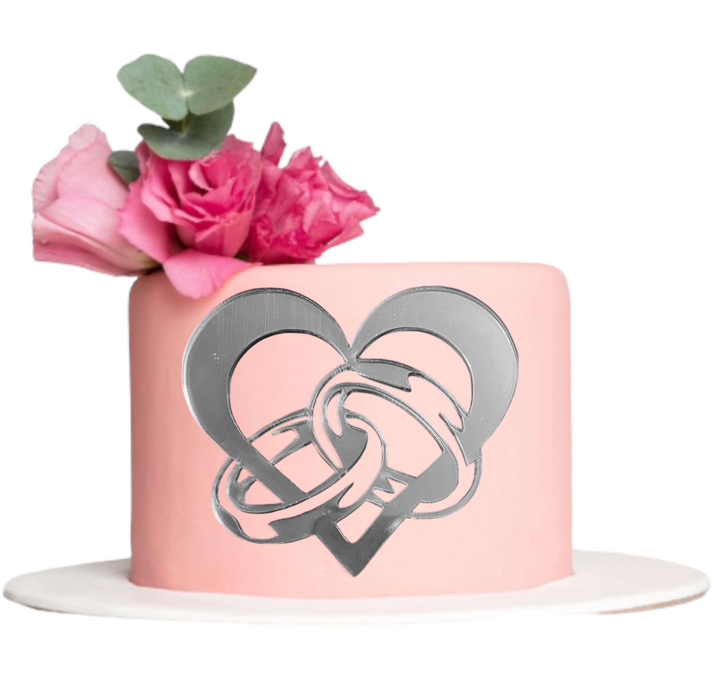 TOPPER NA BOK TORTU SERCE Z OBRACZKAMI OBRACZKI Marka Kapart