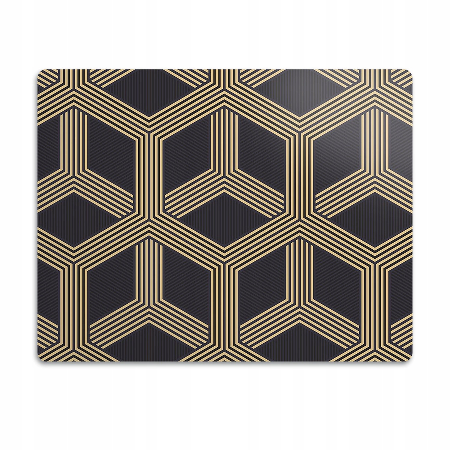 Levně Pro kočky je podložka pod misky Geometrický vzor 90x60