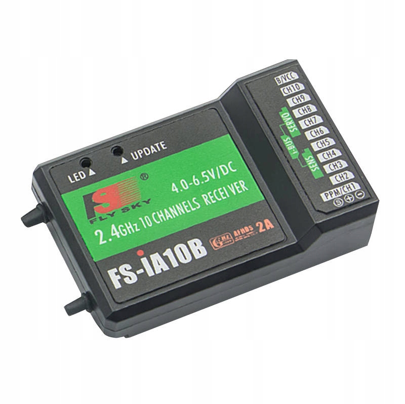 Flysky Fs-i A10B Rc Přijímač 2.4GHZ 10 Kanálů Pwm Ppm Rssi Až 1500M