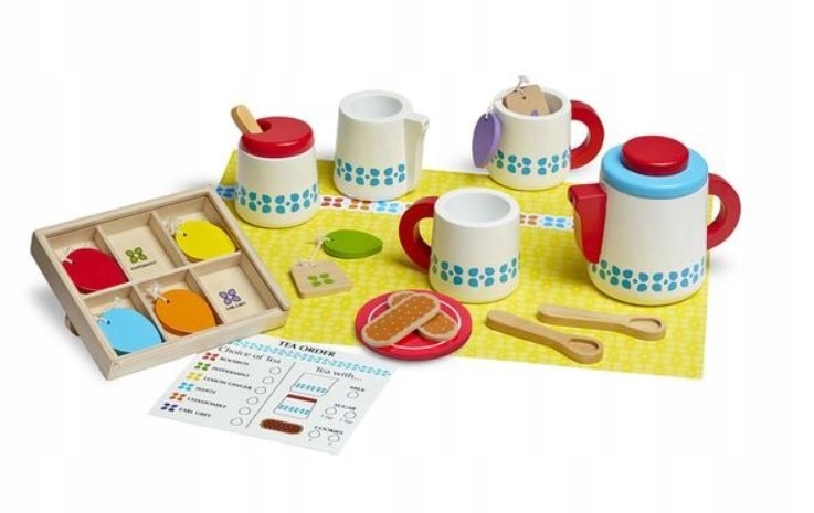 

Melissa&Doug serwis do Herbaty kawy drewniany