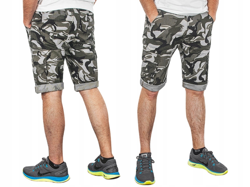 

Bojówki Krótkie Spodenki Moro Szorty 2204 r 102 cm