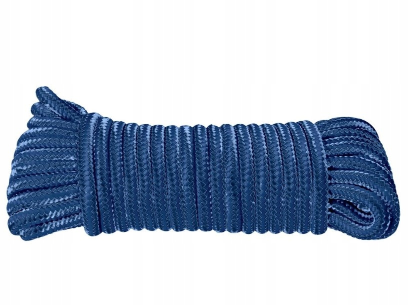 Šotové lano 20 m 6 mm vlnité polyester s 350 kg
