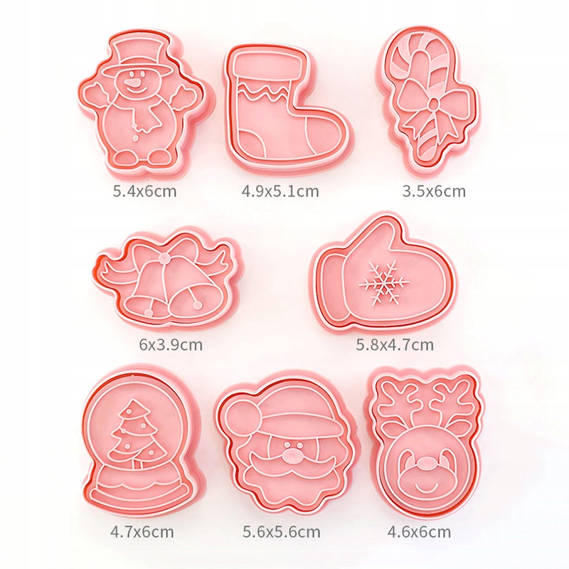 Levně 2022 vánoční formičky na cukroví sada Premium