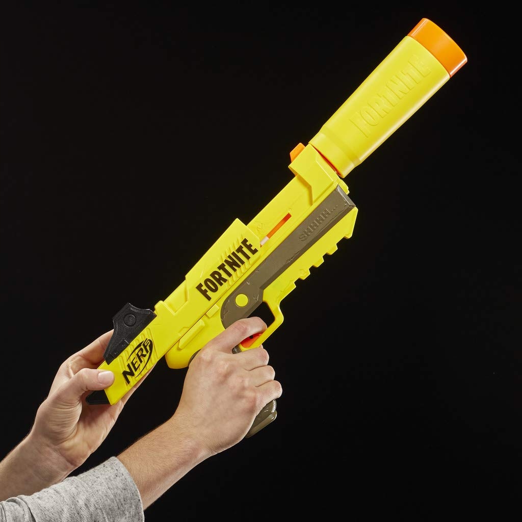 NERF FORTNITE SP-L +ELEKTRONICZNA TARCZA +STRZAŁKI Materiał pianka plastik