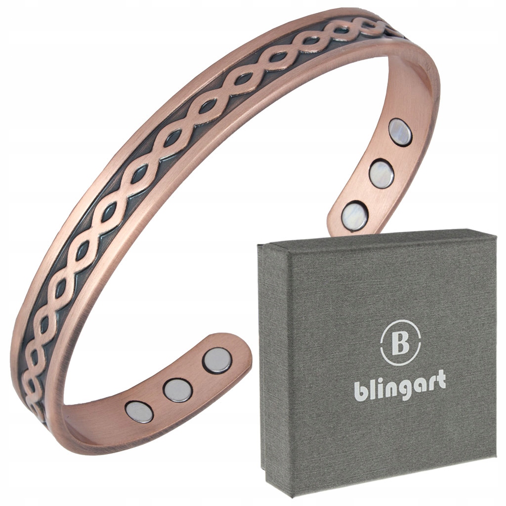 

Bransoletka miedziana damska magnetyczna zdrowotna