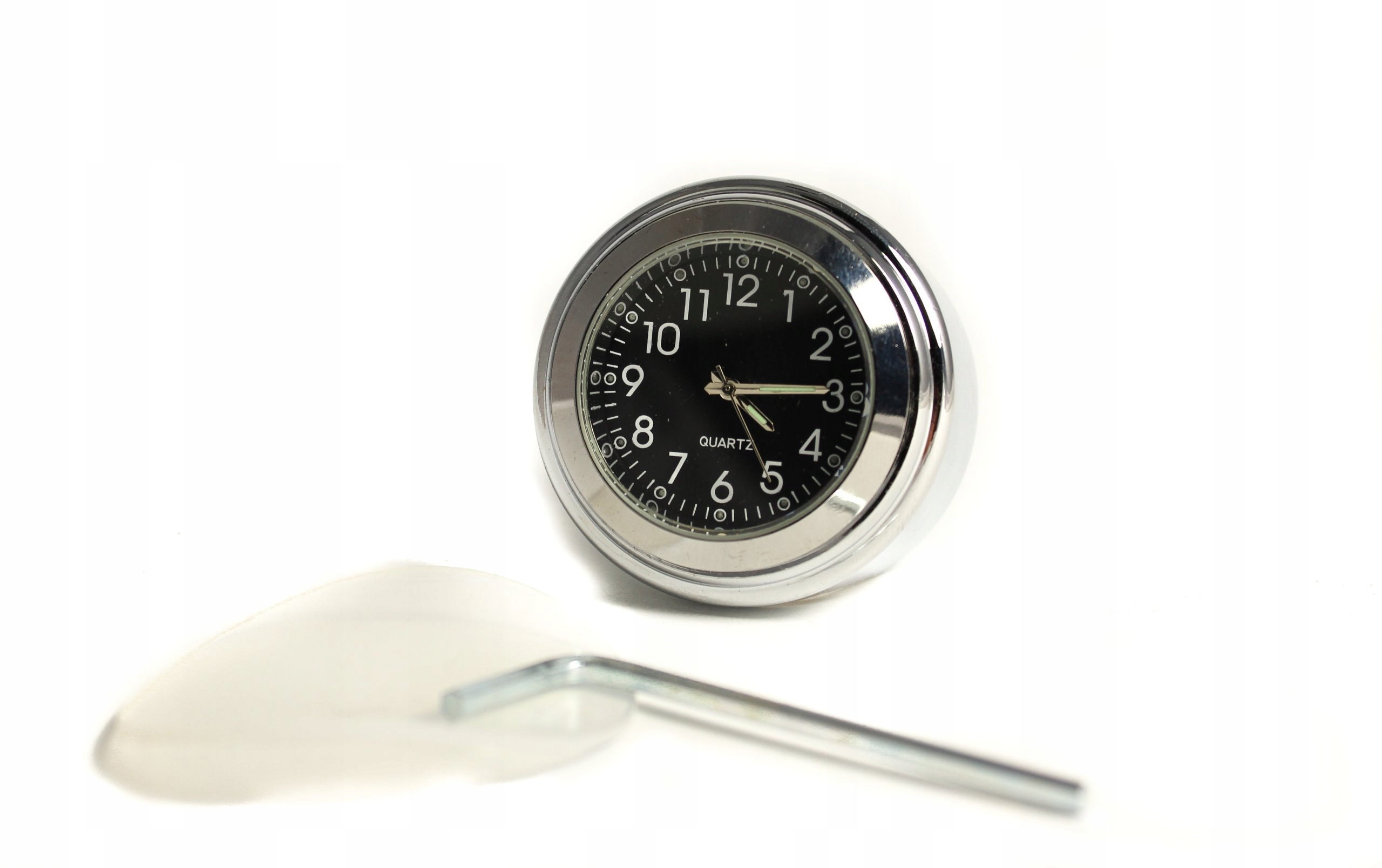 CHROMOWANY CHROMOWY TERMOMETR ZEGAREK NA KIEROWNICĘ Marka Inny