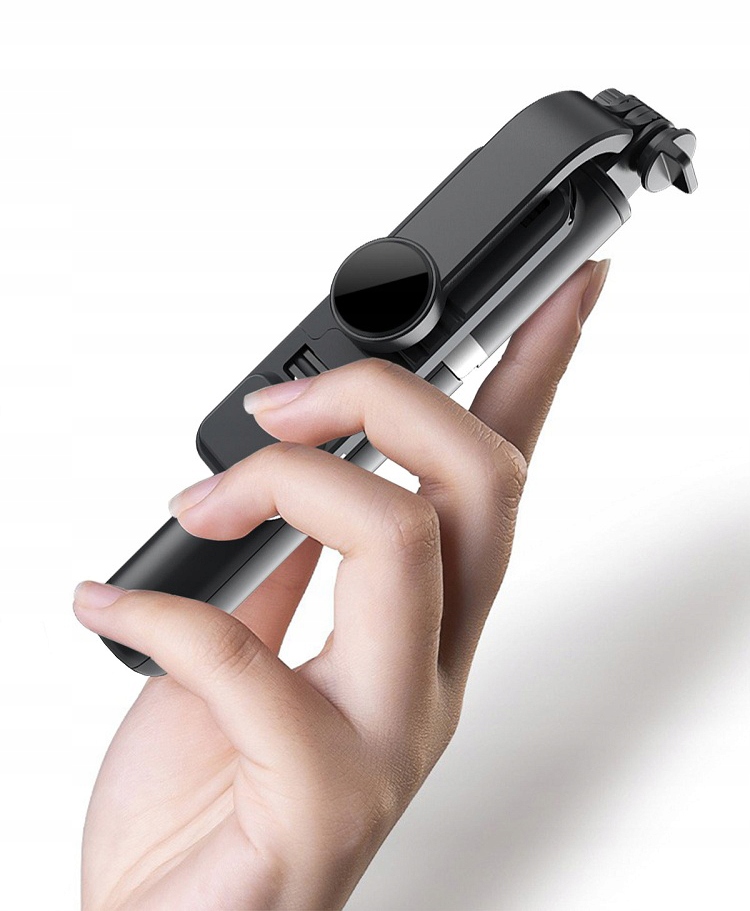 KIJEK DO SELFIE STICK AVOCADO TRIPOD STATYW Z PILOTEM LED BLUETOOTH 360 Kolor czarny