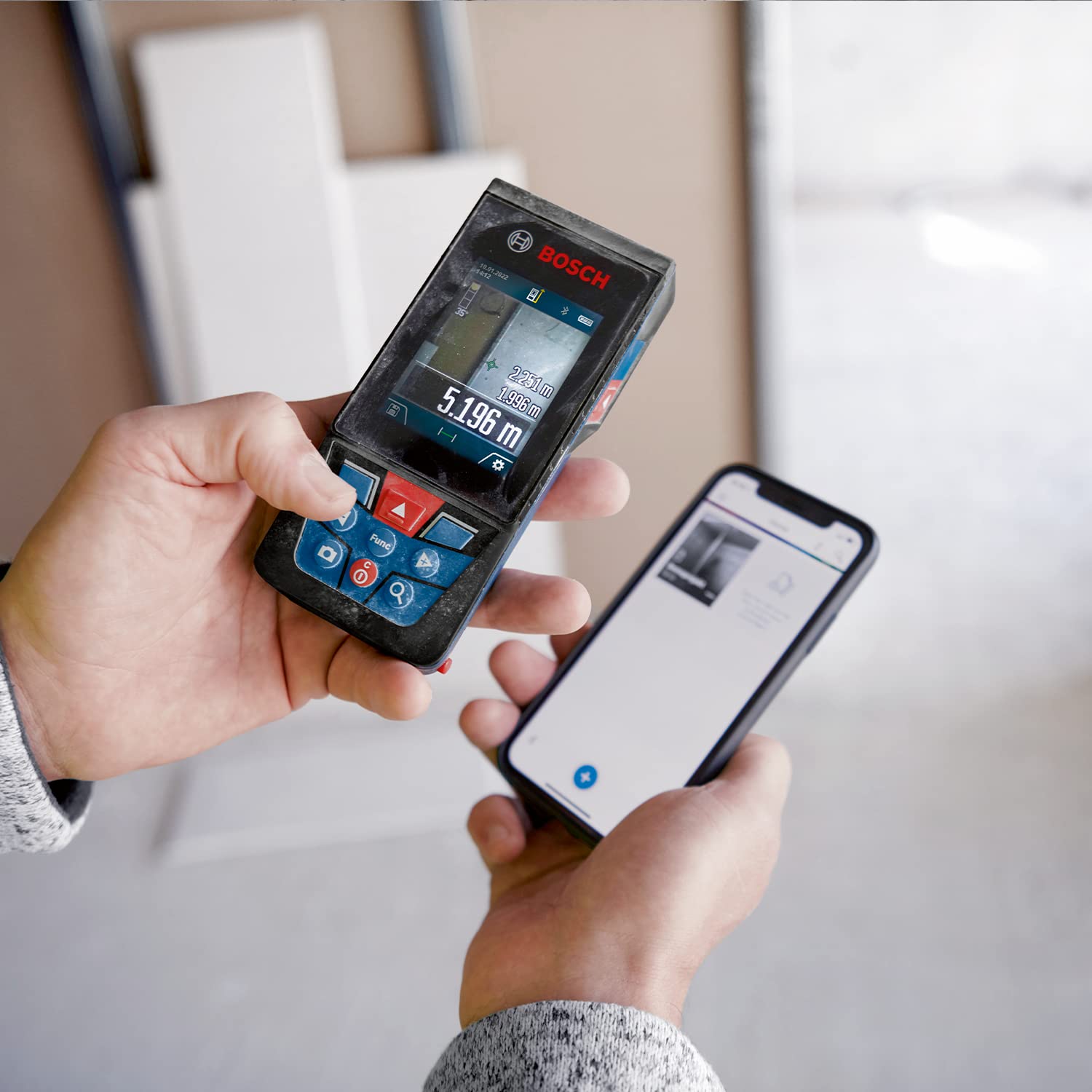 BOSCH GLM 150-27 C Laserowy Dalmierz 150m IP54 — miniatura 7