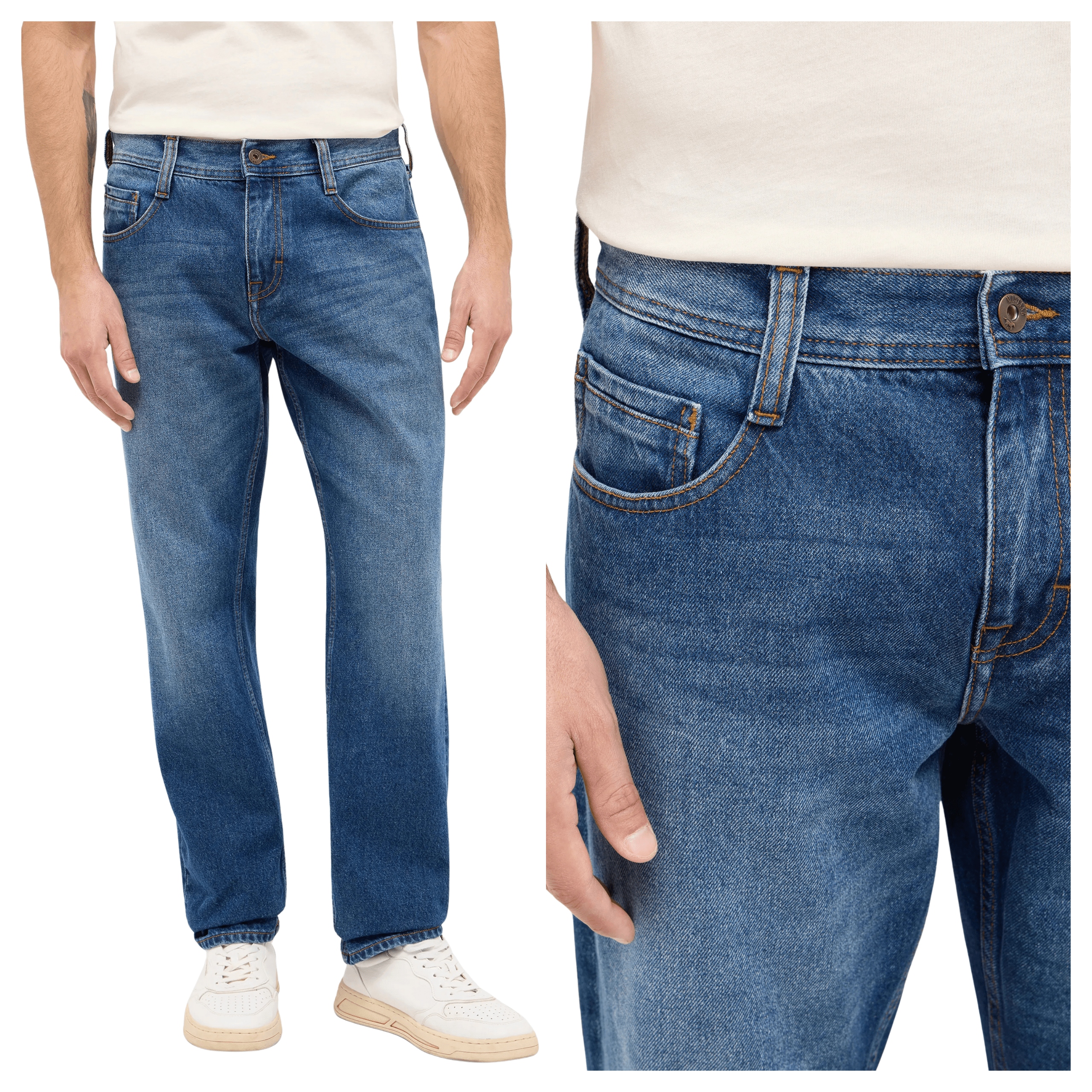 Mustang Denver Straight W32 L32 Pánské džíny Jednoduché