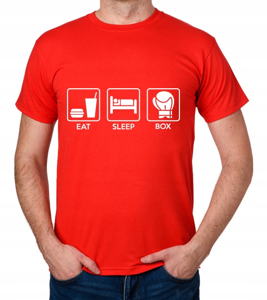 

koszulka Eat Sleep Box prezent