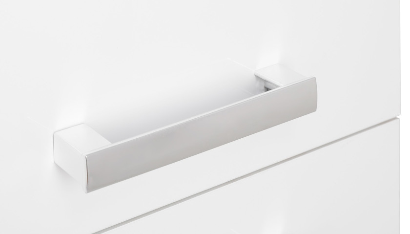 Słupek stojący LUPO biały szerokość 30 cm Wysokość mebla 180 cm