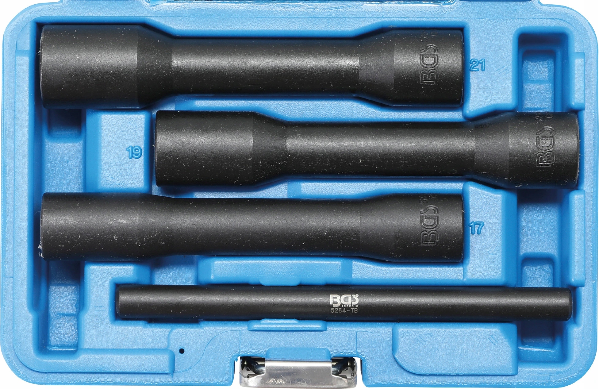 Bgs 5264, Sada nástrčných hlavíc so špirálovým profilom 12,5 mm 1/2"4dielna