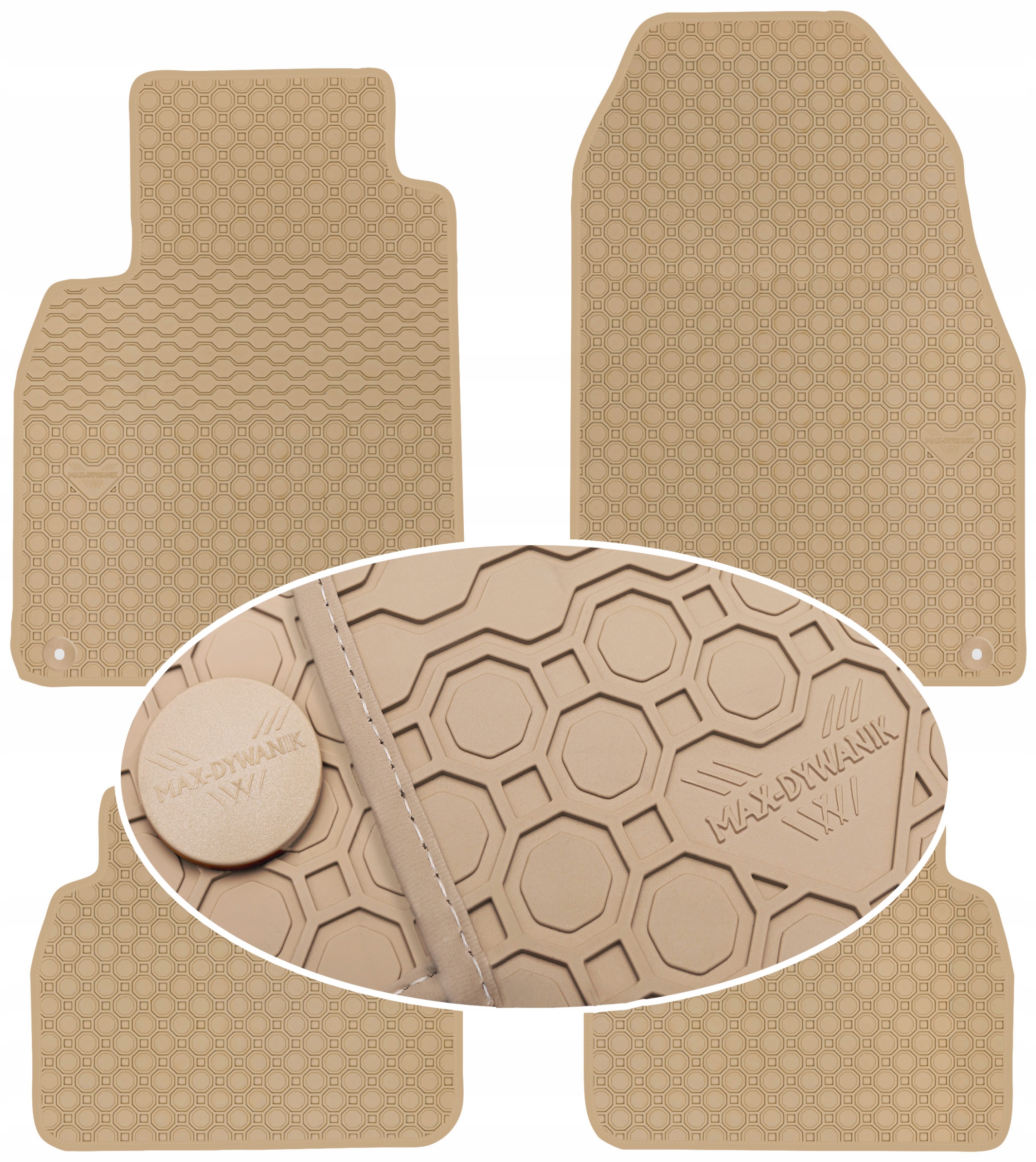 Saab 9-3 II 2007-2015 Koberce Béžové