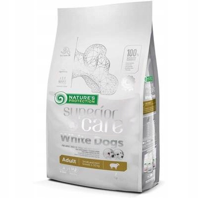Nature's Protection sucha karma dla psa superior care white dogs lamb 4kg