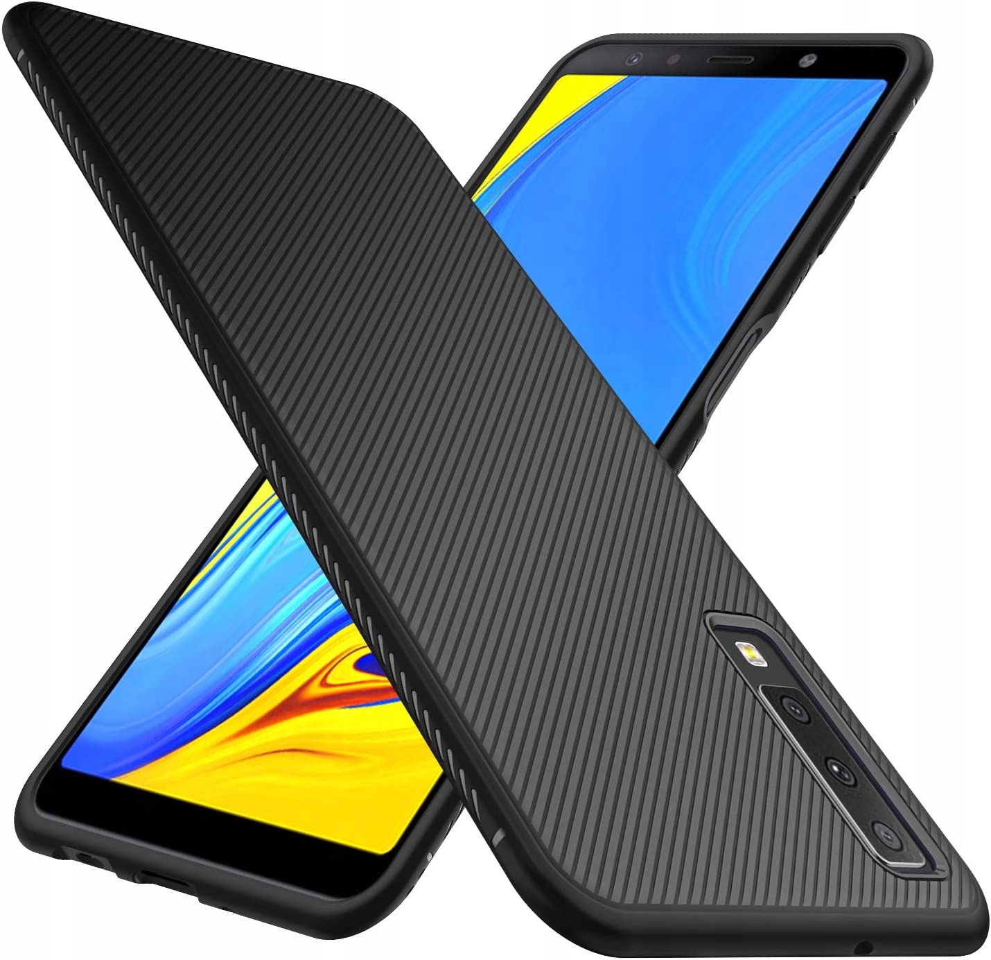 

Etui Soft Case Slim Carbon Samsung Galaxy A7 2018