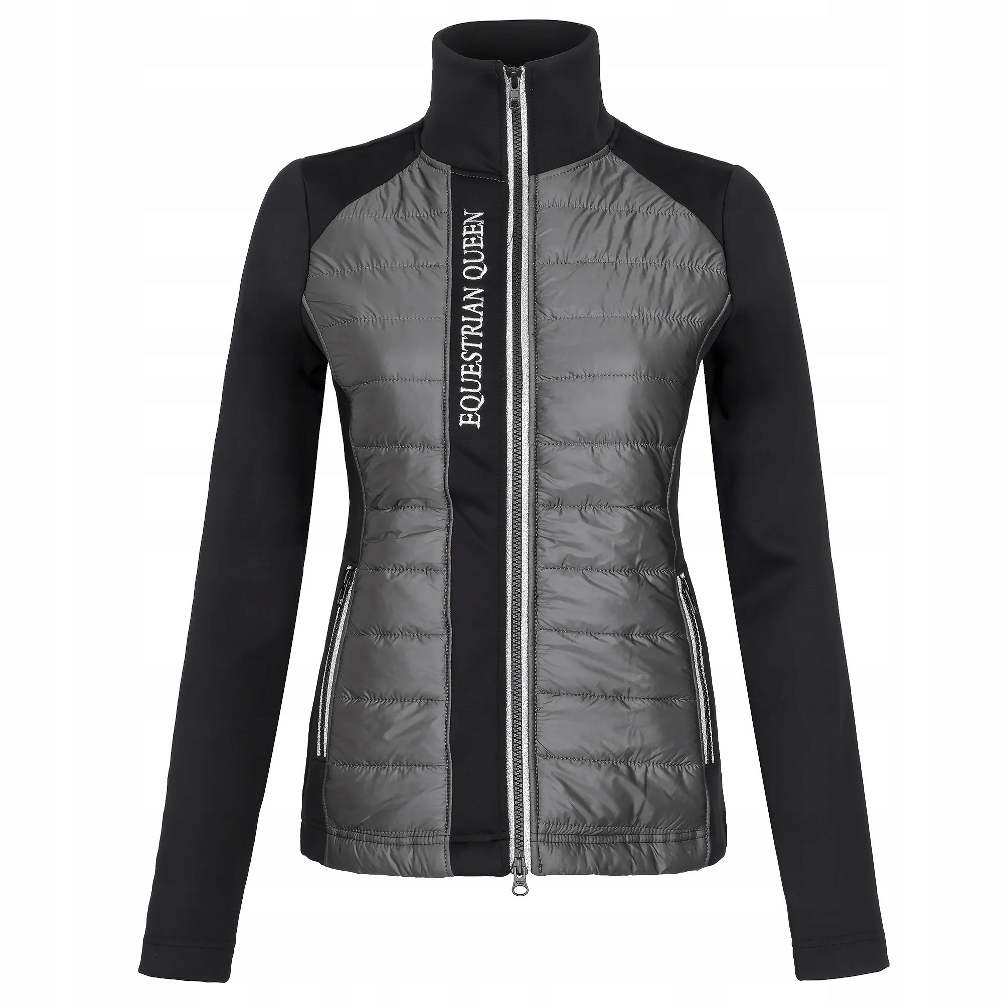 K Bluza jeździecka Kurtka damska Equestrian Queen Elvira 25SS czarna/szar L
