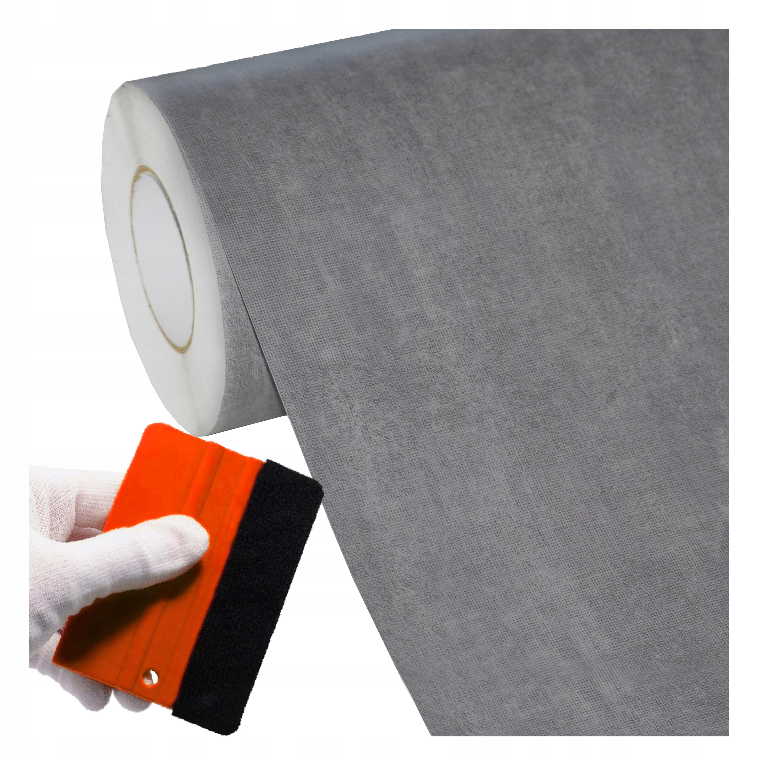 Nábytková dýha Samolepicí 60x500 cm Dveře Pracovní deska Silná struktura Netkaná textilie