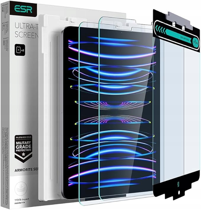 Esr Szkło hartowane do iPada Air 6/5/4 iPad Pro 11 Outlet Nowe!