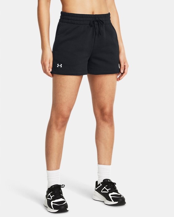 Spodenki Damskie Under Armour Sportowe Bawełna Z Polarem Fleece Short XXL