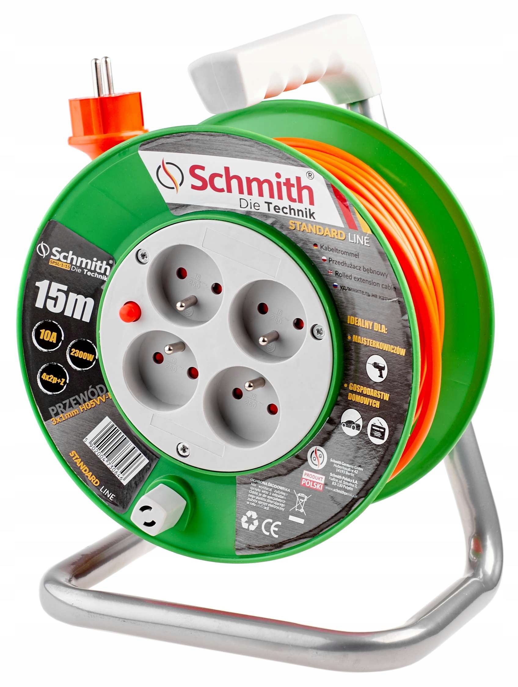 Schmith Prodlužovací Kabel 3X1,5MM, 40M SPSL-2-40