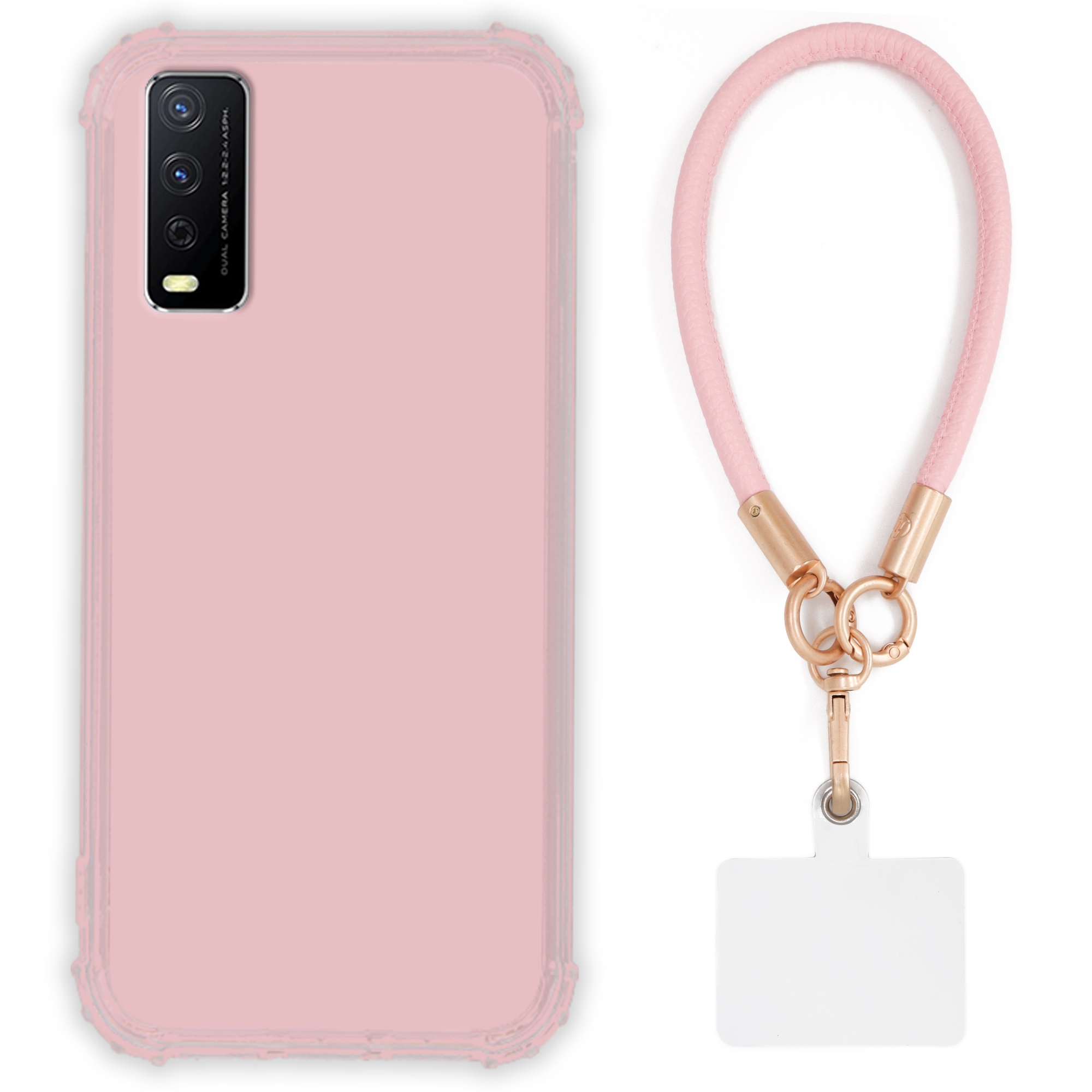 pouzdro na Vivo 11s Case Antishock Pinky Růžové vodítko Sada Odolné, silné
