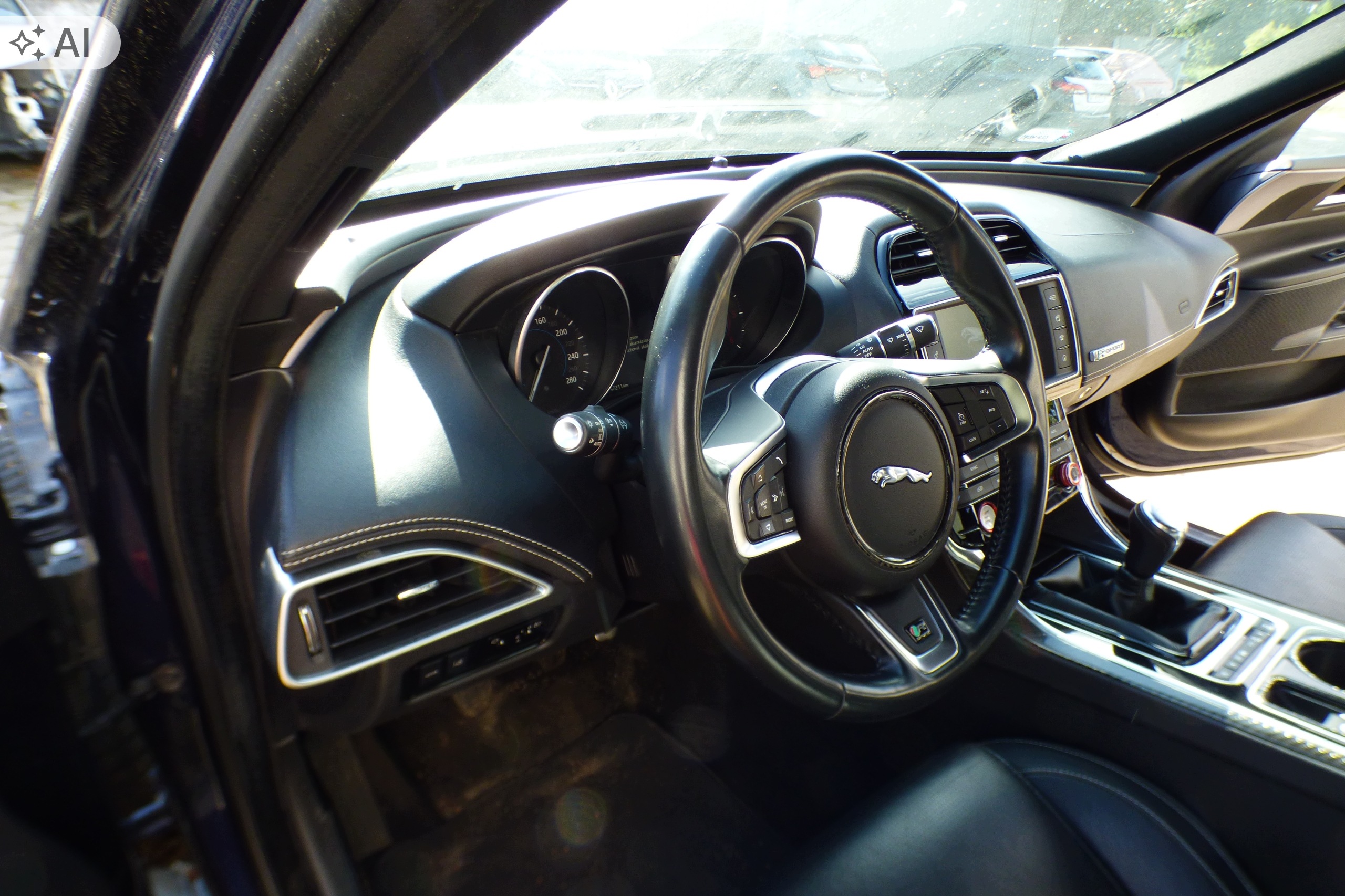 dashboard console airbags adjusters KPL. leather original st.BDB JAGUAR XE 2016