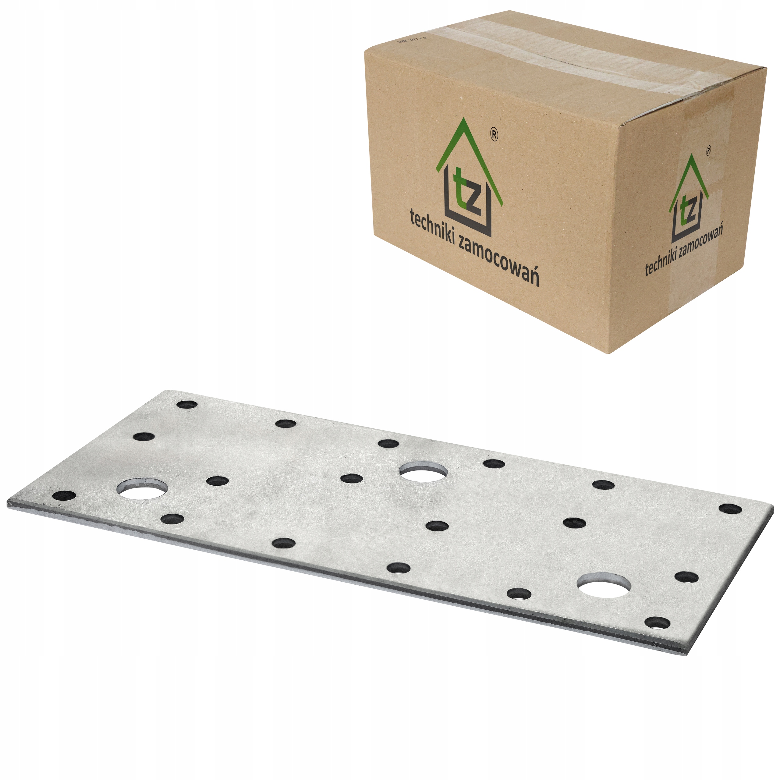 Tesařské spojky ploché 150x70 x 2,5 mm 50 ks Perforované destičky LP9