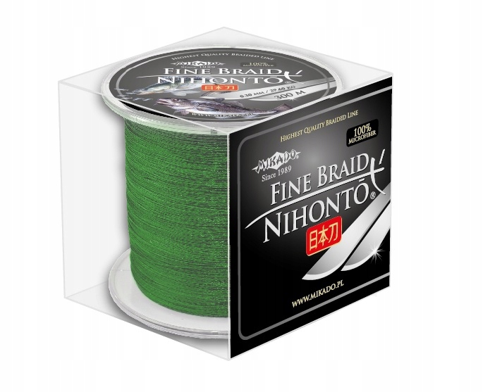 Mikado Nihonto Fine Braid 0,25mm 300m zielona