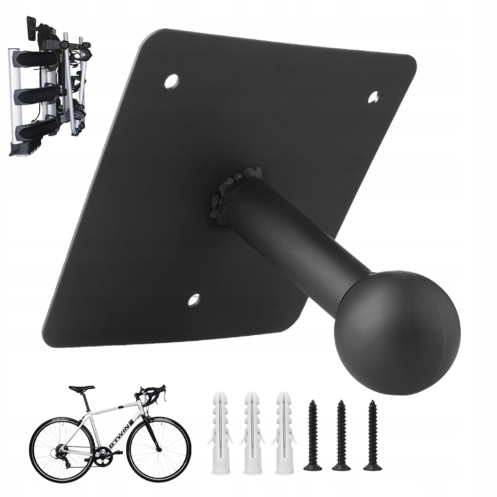 Uchwyt Ścienny Do Roweru Do Większości Rowerów Mocowanie Kulowe