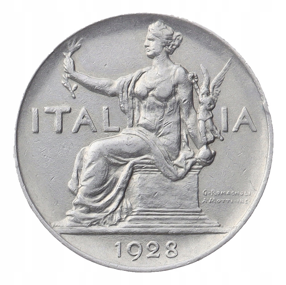 [M32269] Włochy 1 lira 1928