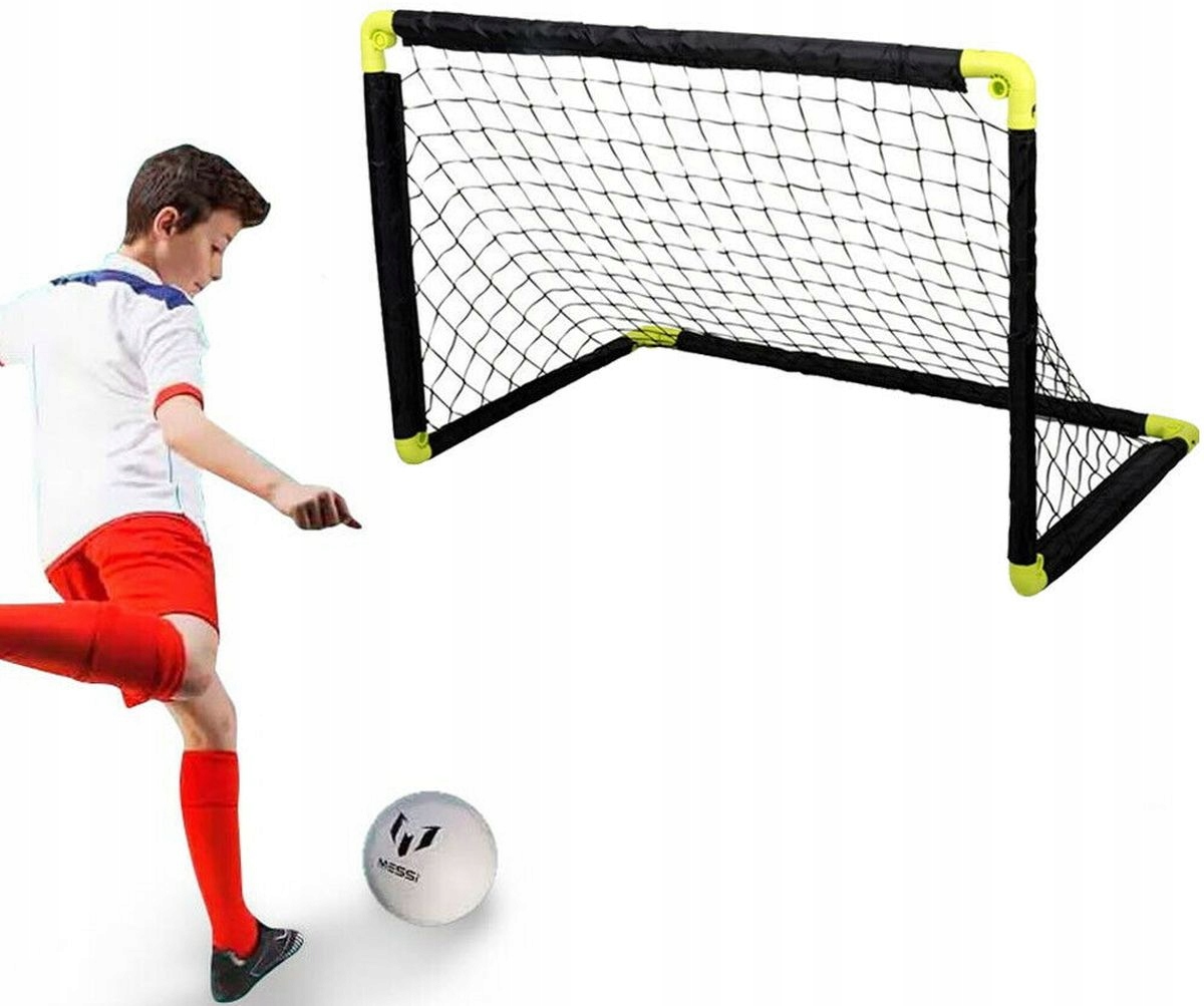 Dunlop Bramka przenośna do piłki nożnej Z Siatką składana 90x59x61 cm