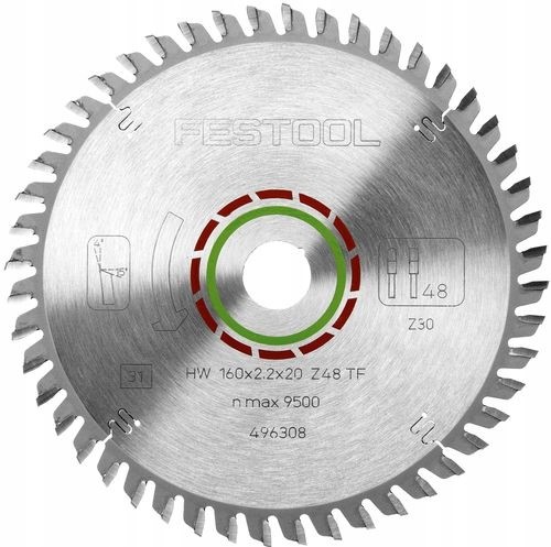 Řezací kotouč na dřevo 160x2,2x20mm 48z Festool
