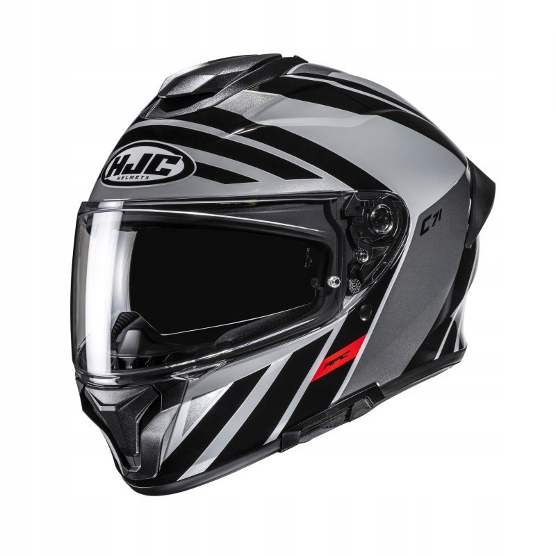 Motocyklová Prilba Hjc C71 Faber Black Red S