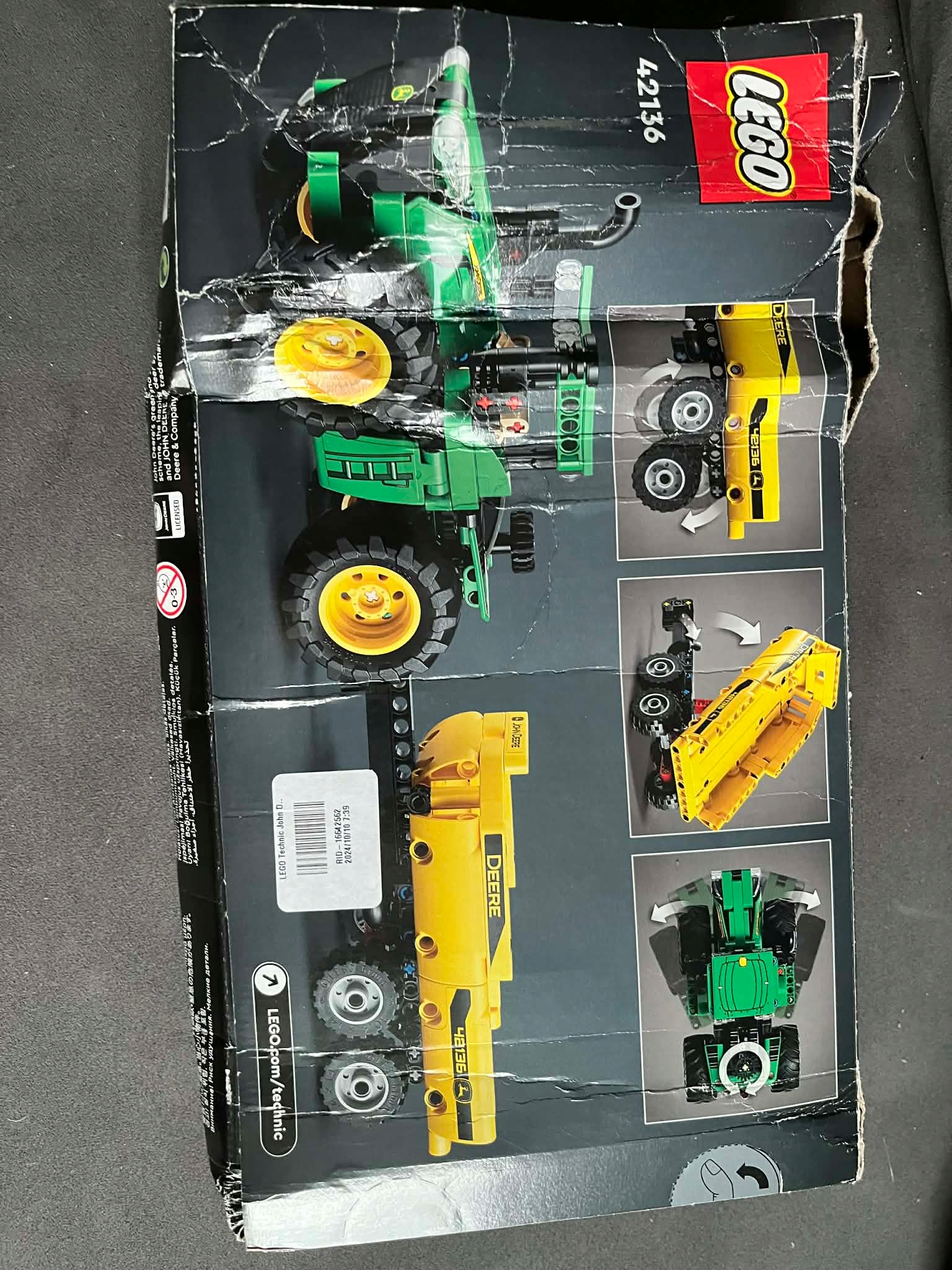 Lego 42136 Technic Traktor John Deere 9620R 4WD