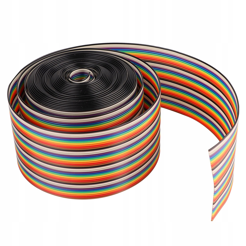 PRZEWÓD TAŚMOWY 40P ŻYŁ KOLOROWY 1,27MM