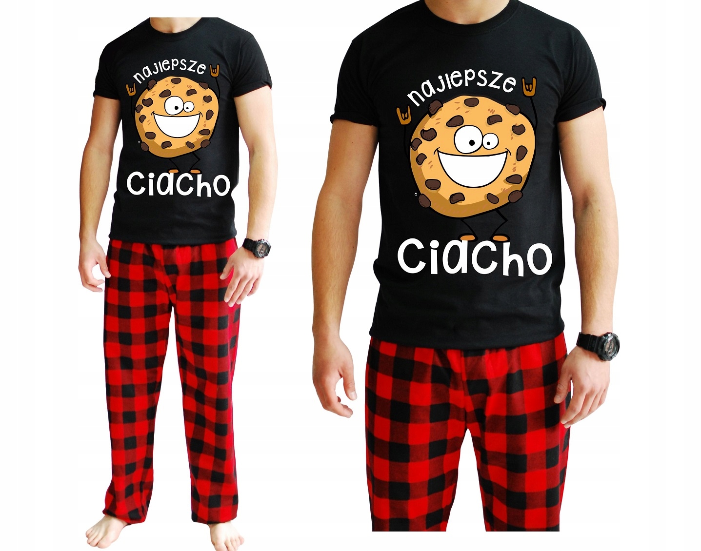 Pánské Pyžamo s dlouhými kalhotami Dárek Na Valentýna dárek k Vánocům S