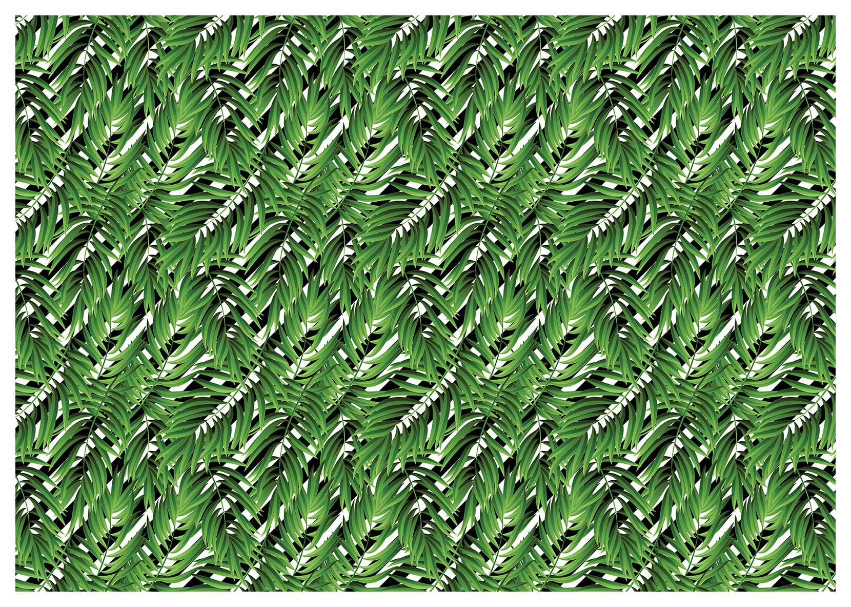 Fototapeta vlies Tropický relax Zelená a palmové listy 350x250 lepidlo